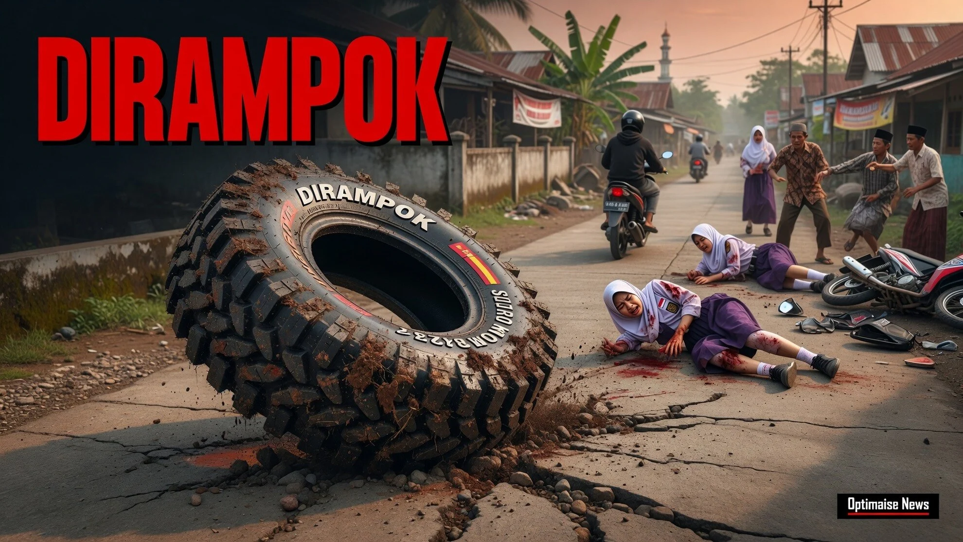 Amukan Warga Legok Tewaskan Begal Usai 2 Siswi Dirampok