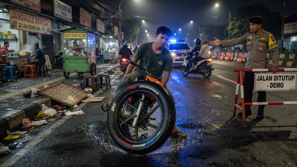 Akses Ditutup, Penghuni Kos dan Pekerja Dipaksa Putar