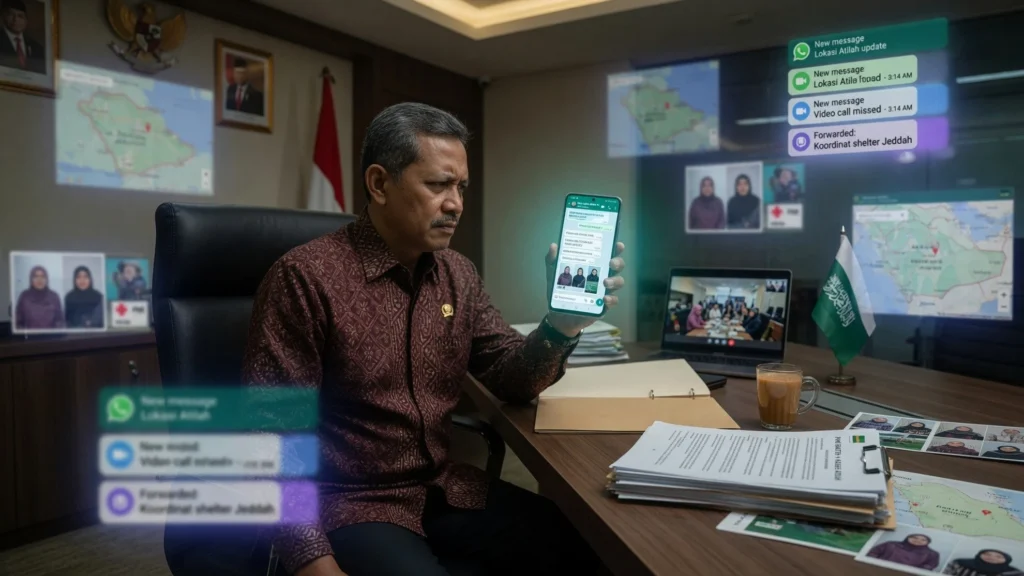 Komunikasi WhatsApp dan Dugaan Lokasi Perbatasan