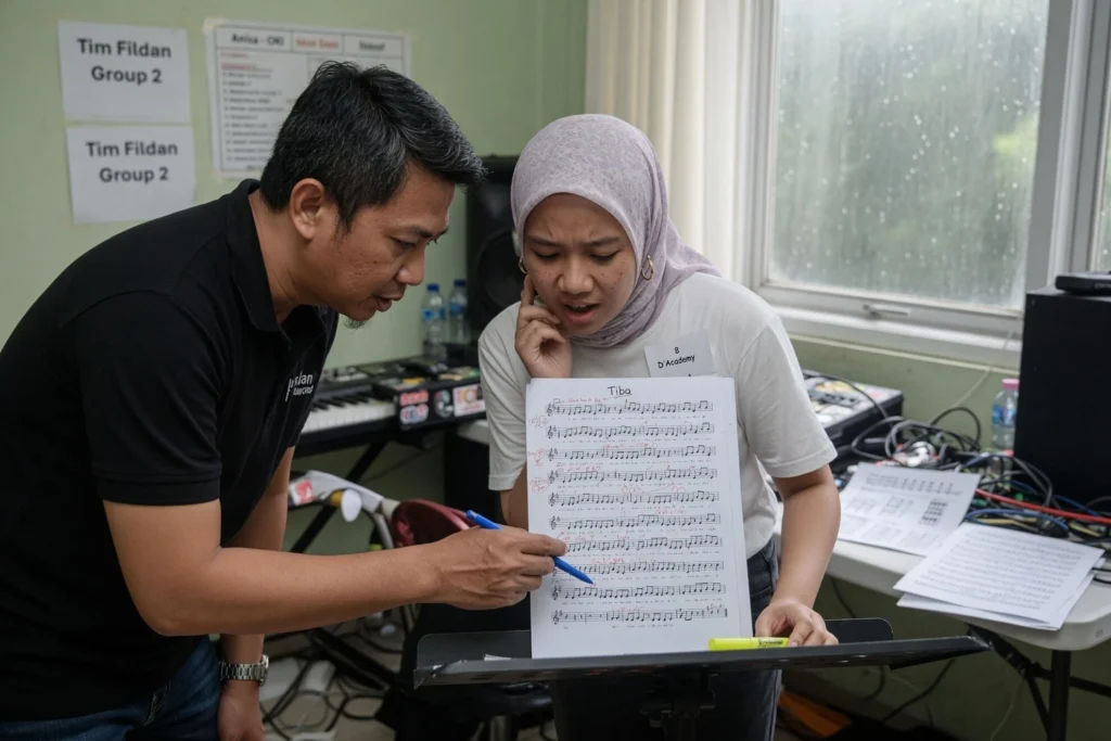 Penampilan Lagu Tiba Belum Cukup Bawa Anisa Lolos Babak Berikutnya
