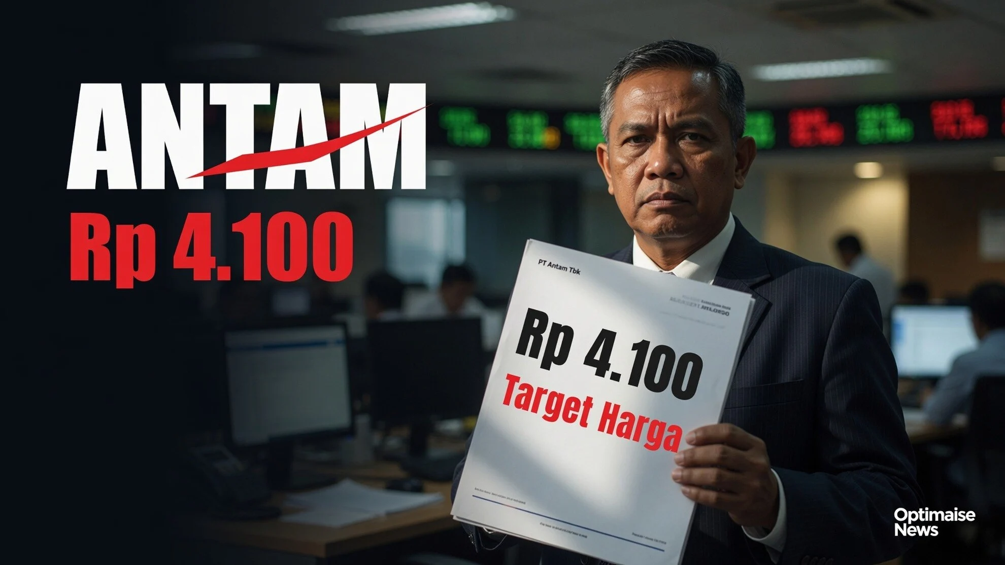 Antam (ANTM) Punya Target Harga Baru Rp 4.100