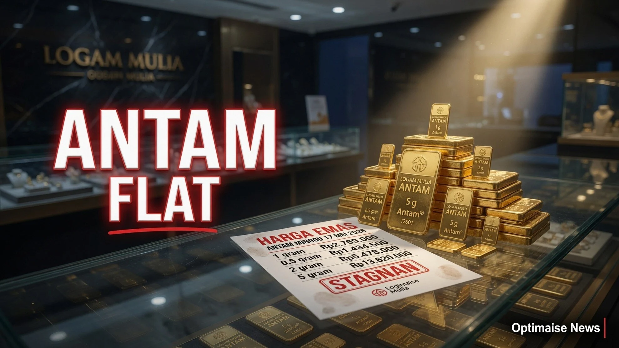 Antam e2e_seharga_v2 Bertahan Flat di Rp2.769.000