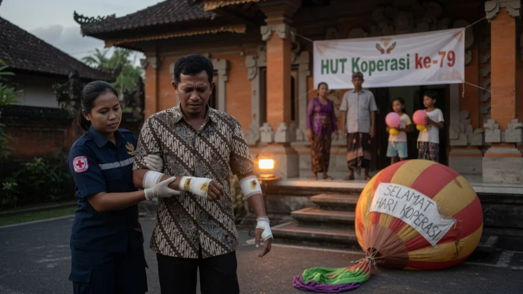 Sebelas Korban Luka Bakar Dievakuasi ke RSUD Klungkung