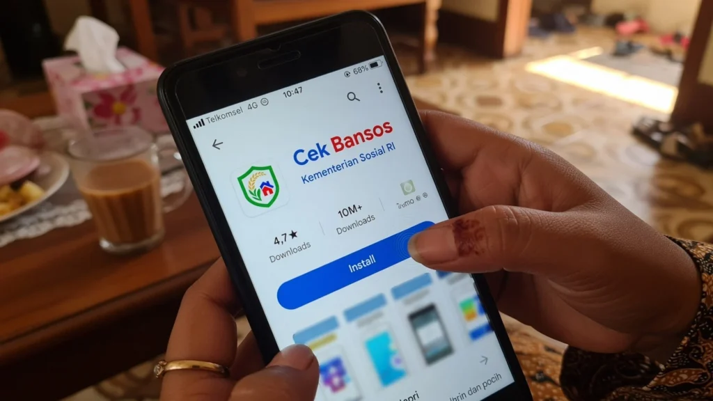 Cek lewat situs cekbansos.kemensos.go.id tanpa unduh