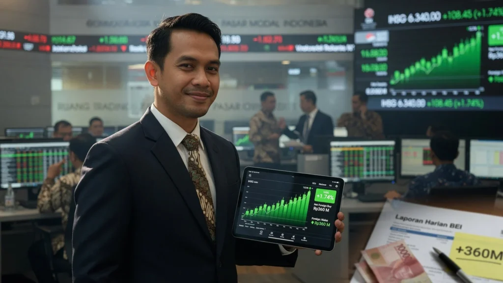 Asing Net Buy Reguler Rp360 Miliar Meski Overall Tipis
