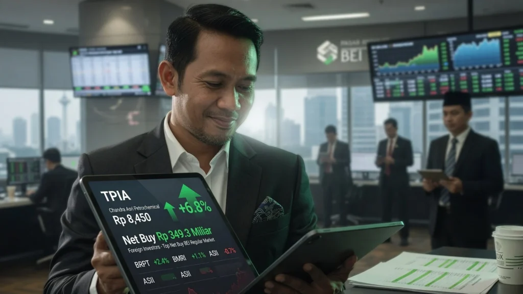 Kontras Sesi Harian versus Tren Jual Bersih Sepanjang Tahun