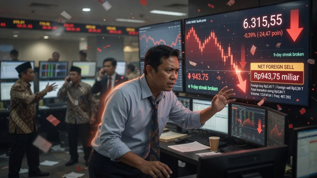 10 Saham Paling Dilepas Investor Asing