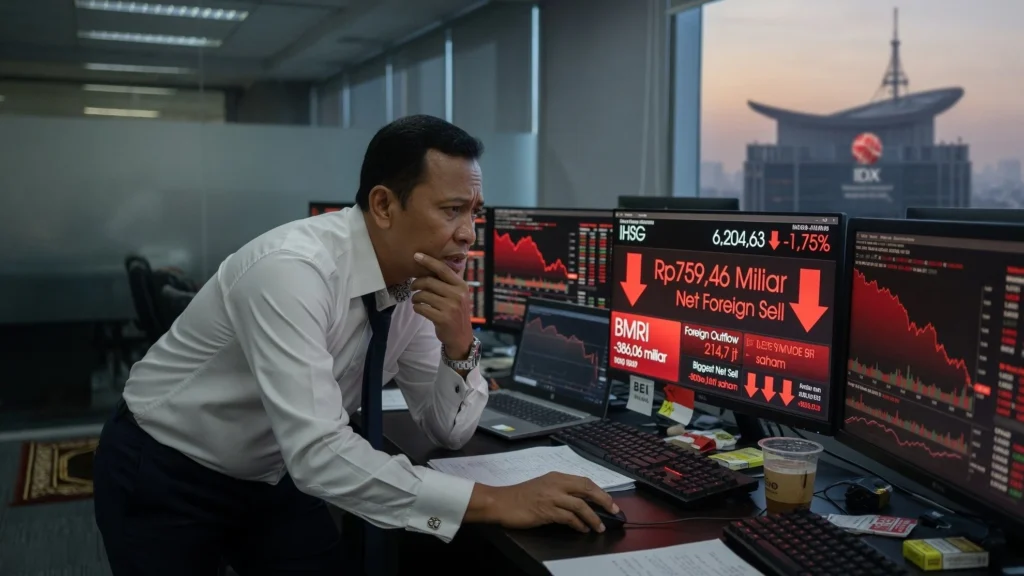 10 Saham yang Paling Dilepas Investor Asing Sesi I
