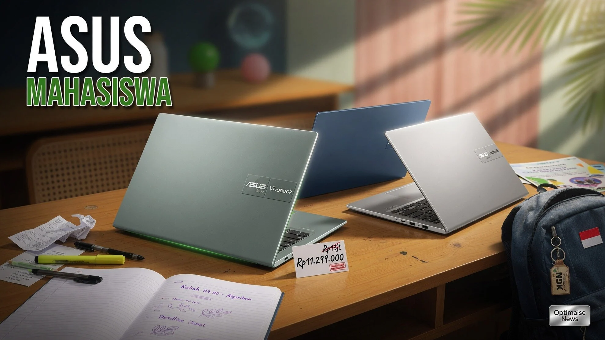 Asus Luncurkan Laptop Vivobook Mahasiswa Mulai Rp11,3 Juta