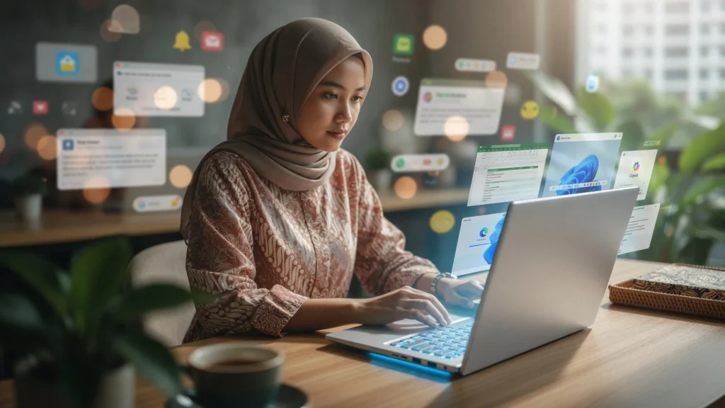 Vivobook 14 A1404: Multitasking plus Lapisan Antibakteri