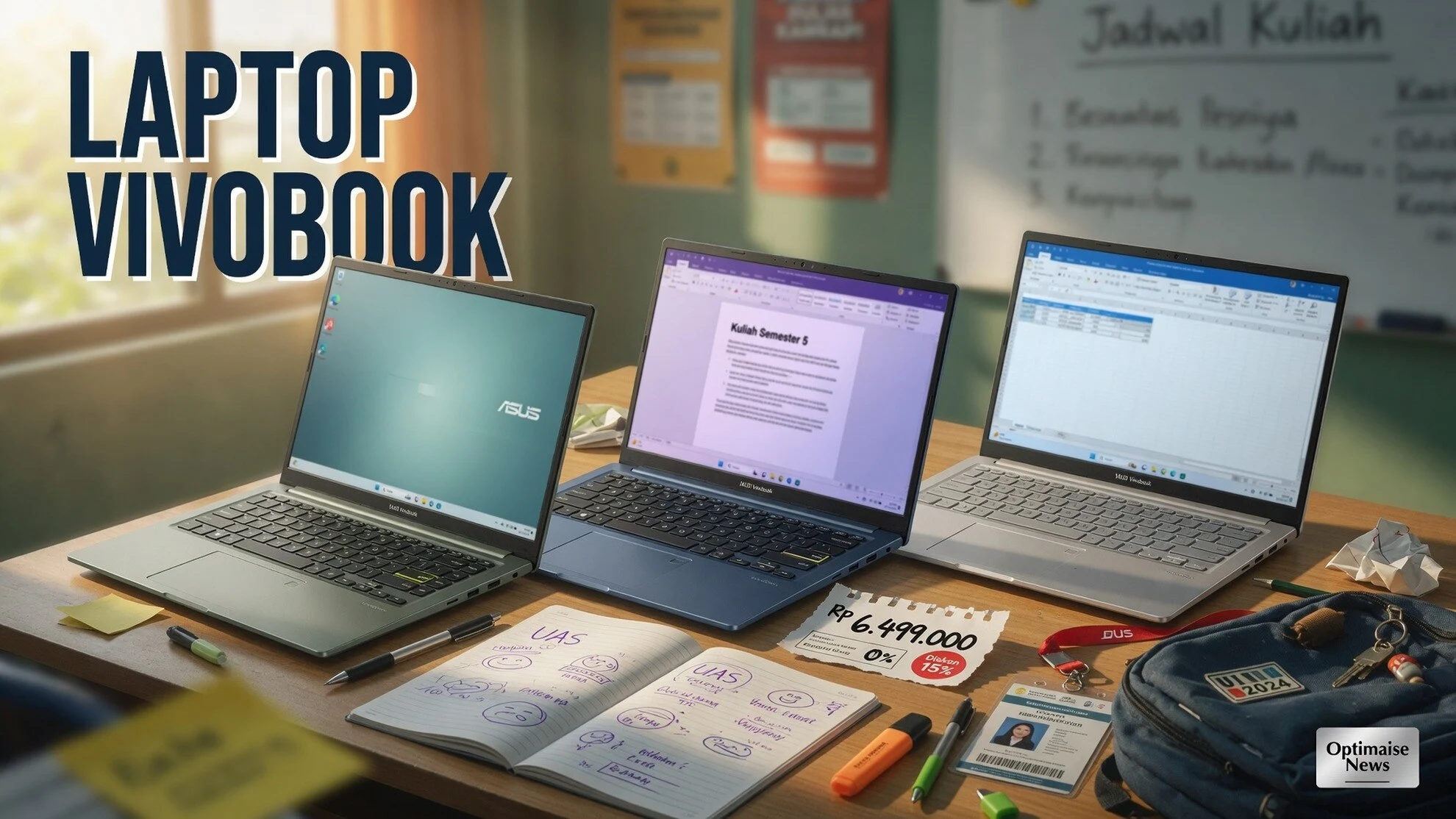 Asus Luncurkan Laptop Vivobook untuk Kampus Rp11,3 Juta