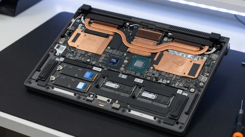 Sistem termal dan ruang upgrade