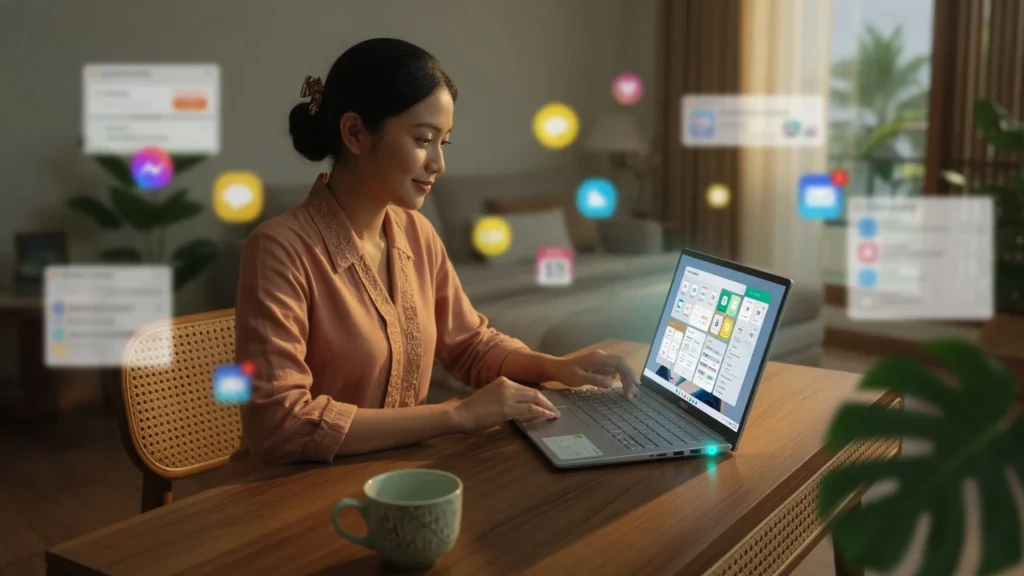 Performa Multitasking Intel Plus Perlindungan Antibakteri