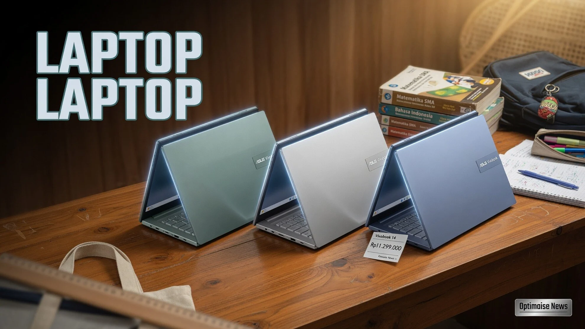 Asus Rilis Tiga Laptop Vivobook Pelajar Mulai Rp11,3 Juta