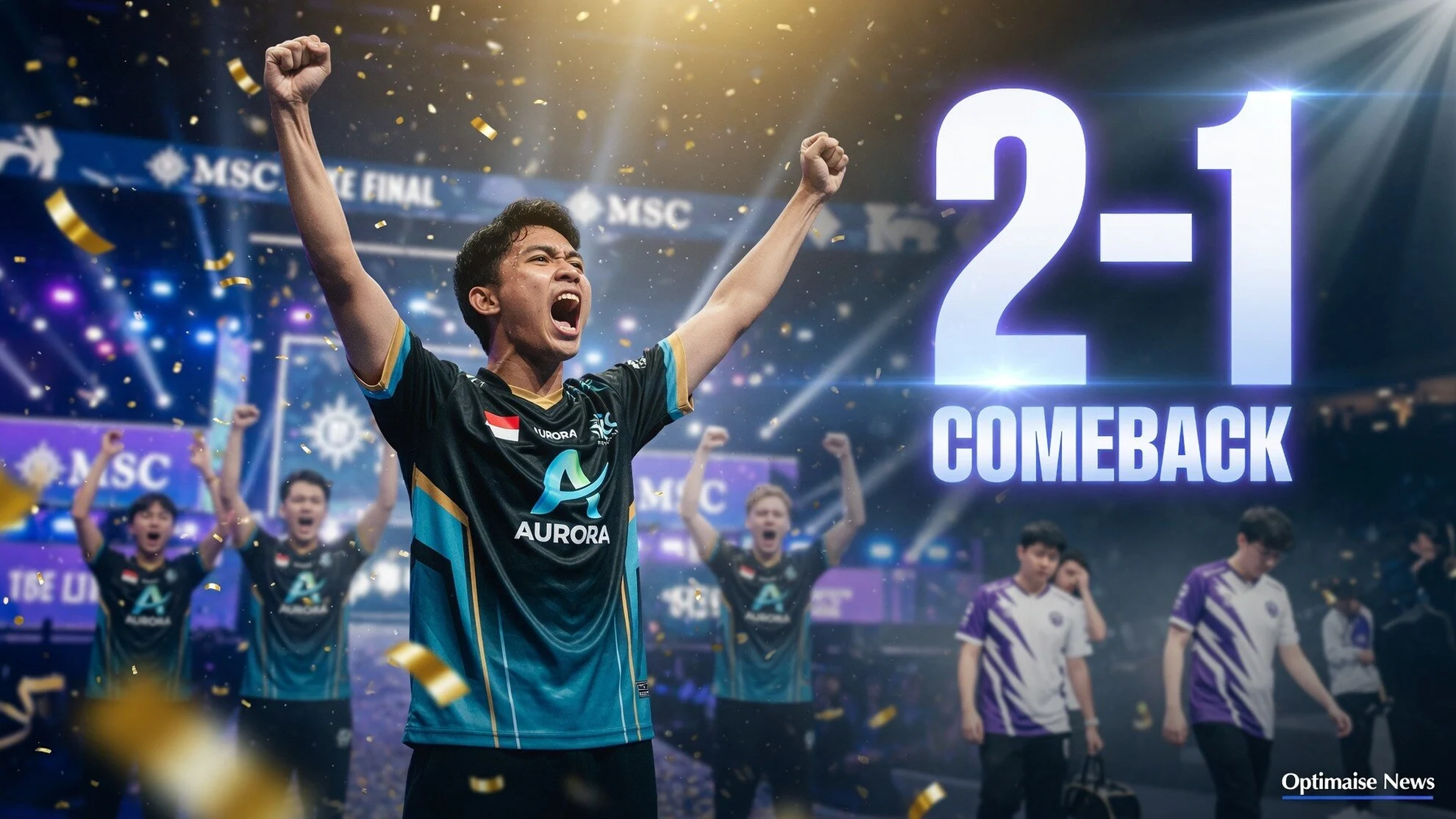 Aurora Tekuk ONIC & Dua Tiket Playoff Tersingkir di 2-1