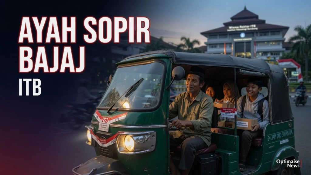 Ayah Sopir Bajaj Antar Andro ke ITB 24 Jam Tanpa Bimbel
