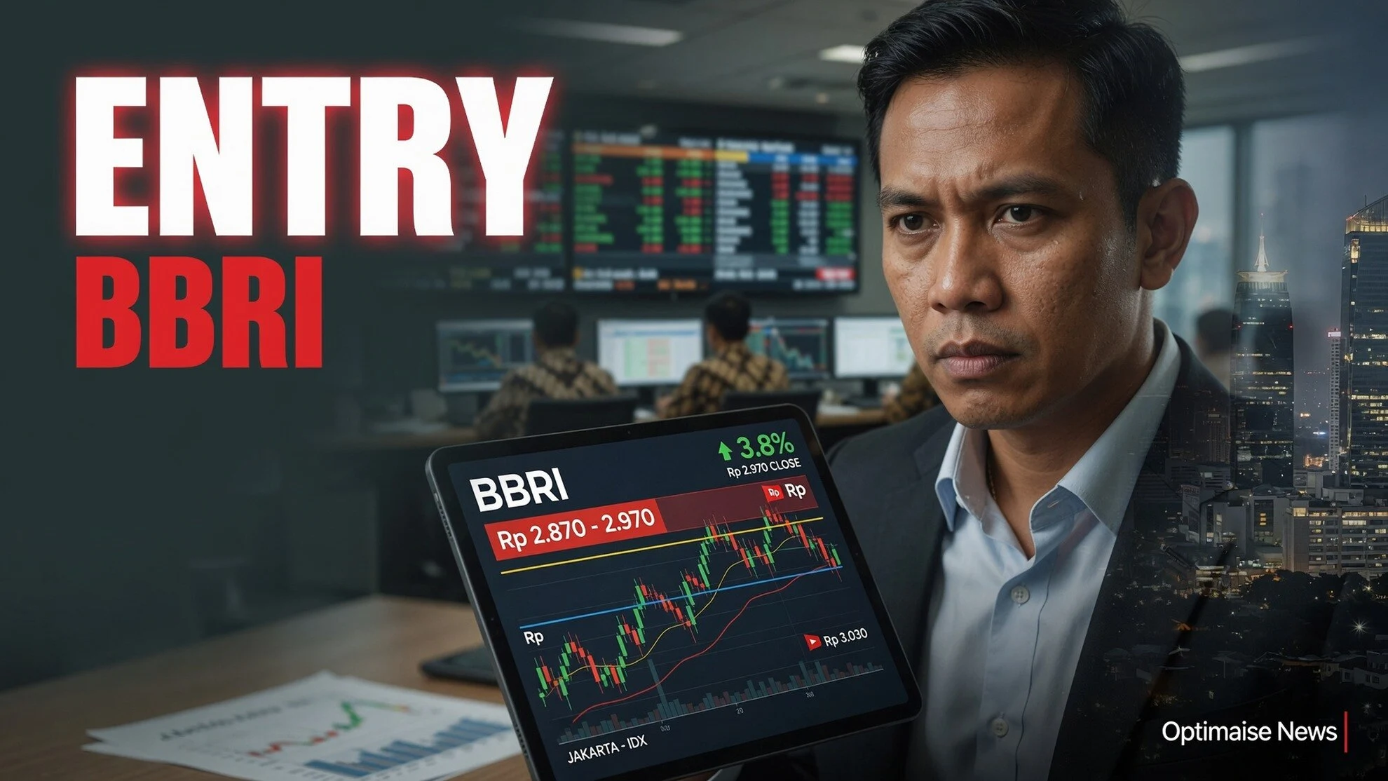 BBRI Entry 2.870-2.970: Target 4.010 Buka Cuan 35%