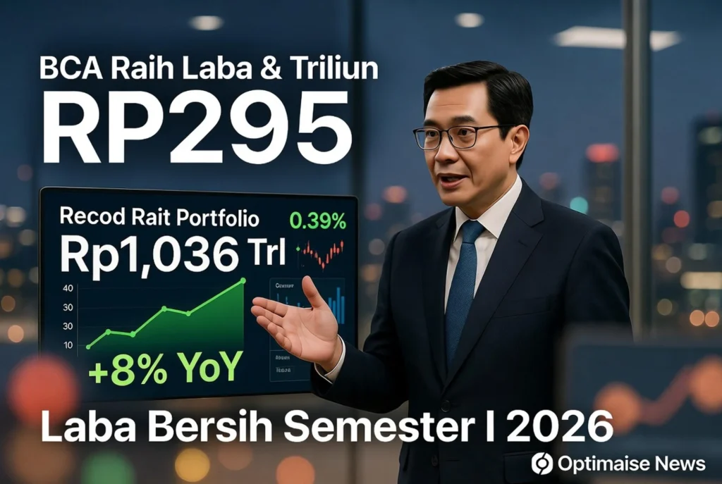 BCA Raih Laba & Triliun Tembus Kredit Rp29,5