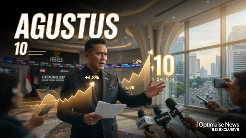 BEI Luncurkan ETF Emas 10 Agustus