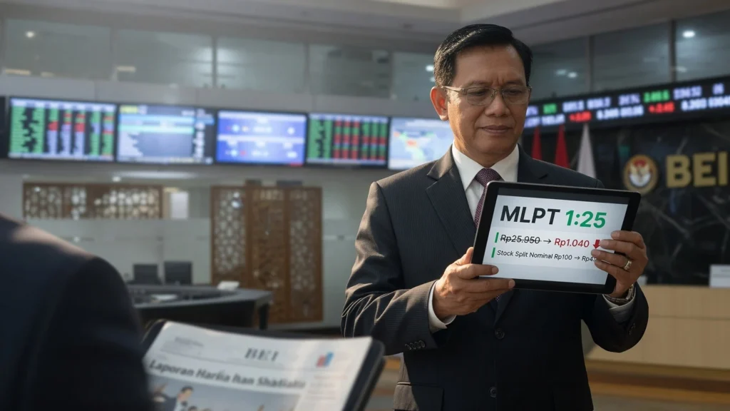 Jumlah Lembar Melonjak: dari 1,875 Miliar ke 46,875 Miliar