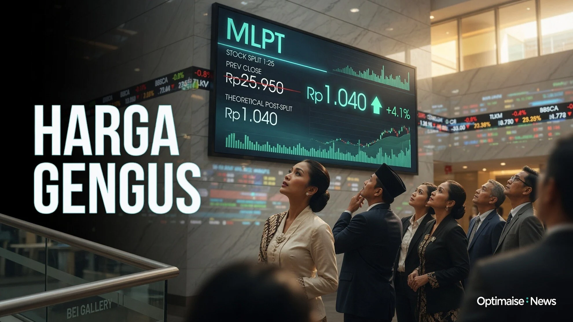 BEI Sesuaikan Harga Multipolar Jadi Rp1.040 Usai Split 1:25