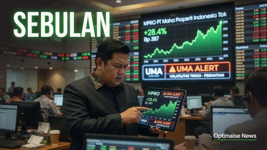 BEI Umumkan UMA Saham MPRO usai Lonjakan 63% Sebulan