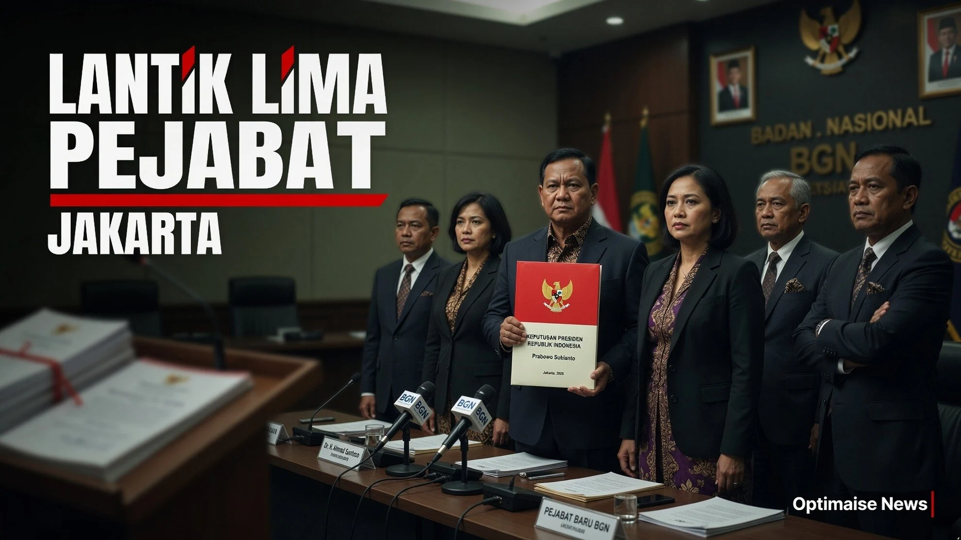 BGN Lantik Lima Pejabat Madya Baru demi Perkuat MBG