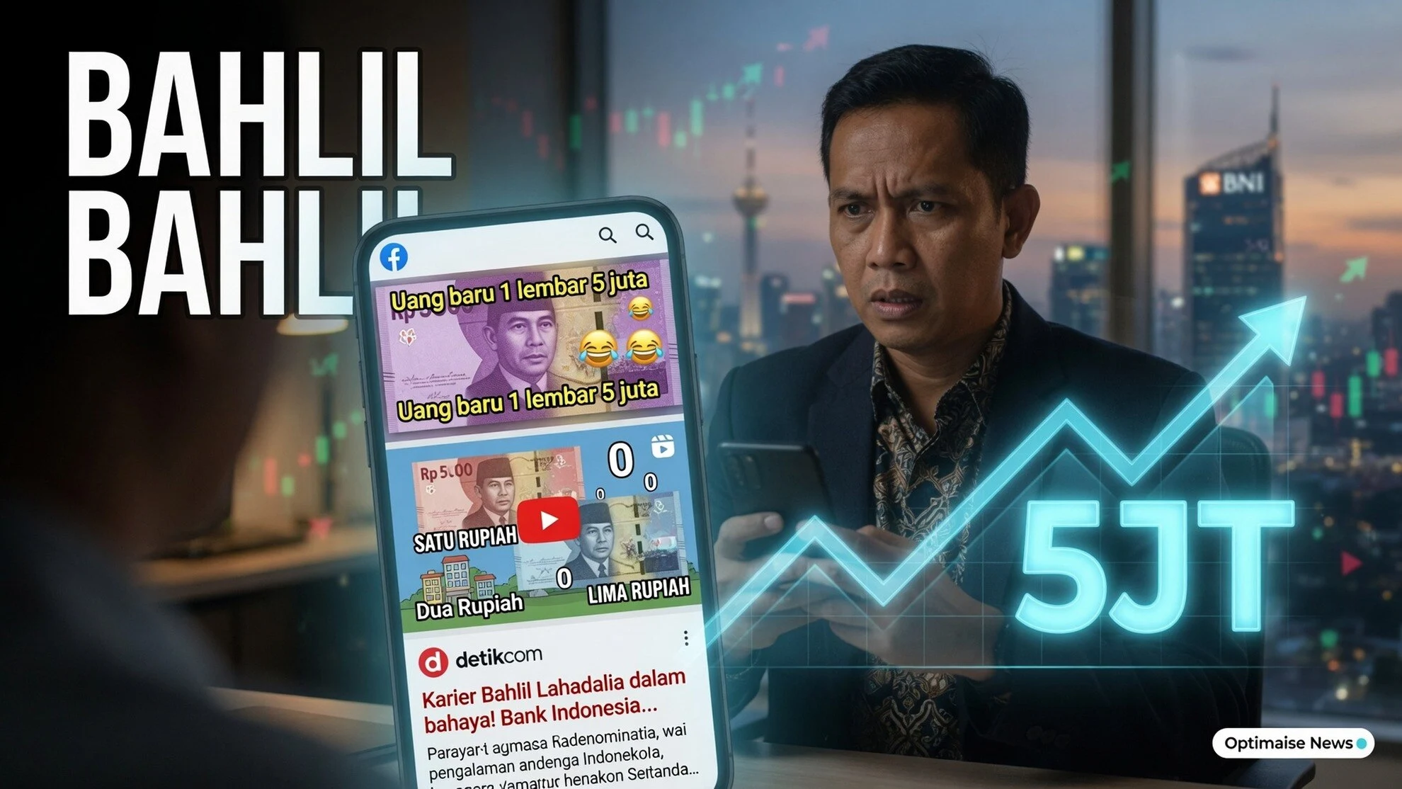 BI Diserang Hoaks Uang Rp5 Juta Soekarno hingga Gugatan Palsu Bahlil