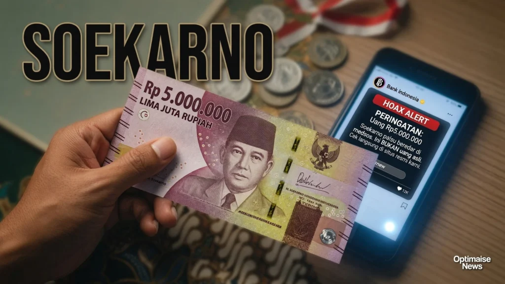 BI Tegaskan Hoaks Klaim Uang Rp5 Juta Bergambar Soekarno