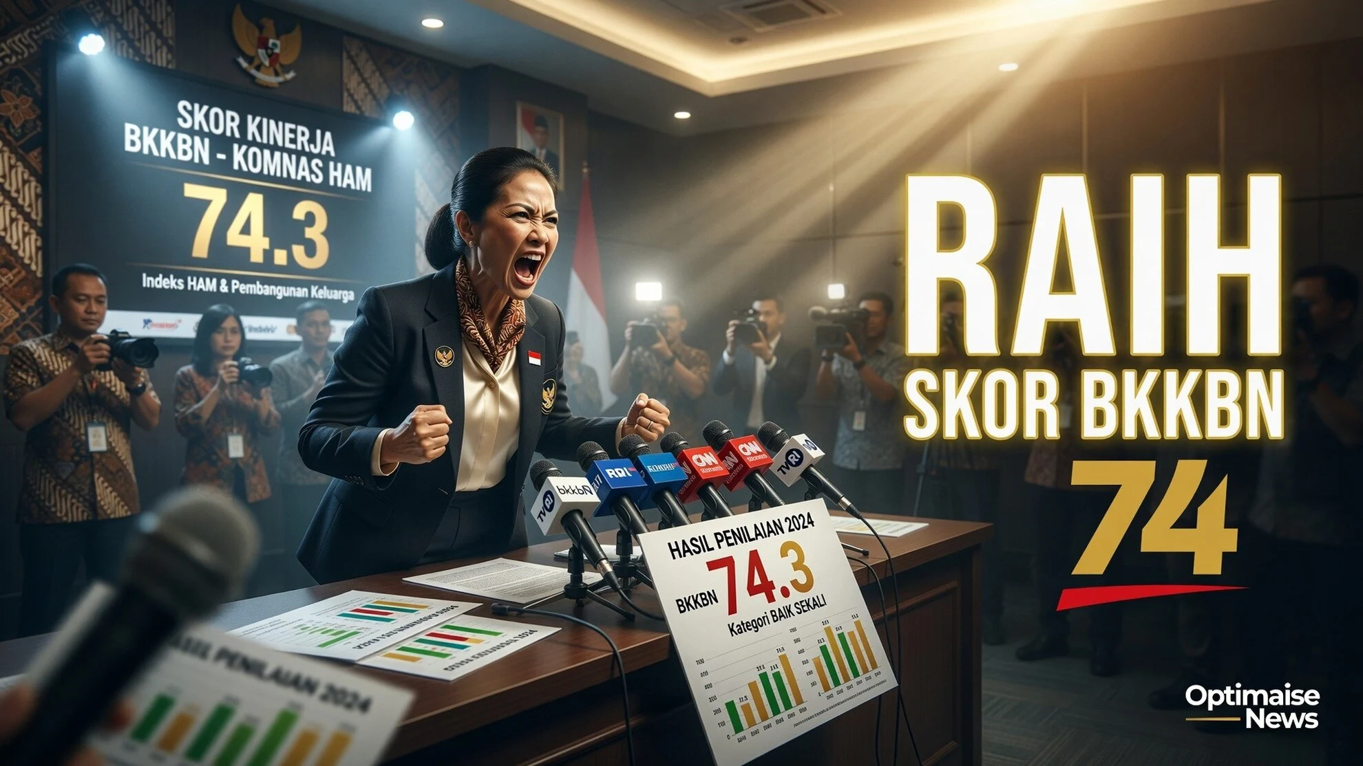 BKKBN Raih Skor 74