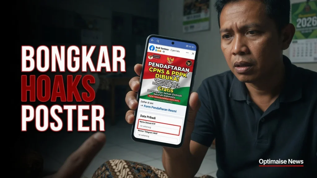 BKN Bongkar Hoaks Poster CPNS dan PPPK 2026 yang Minta Telegram