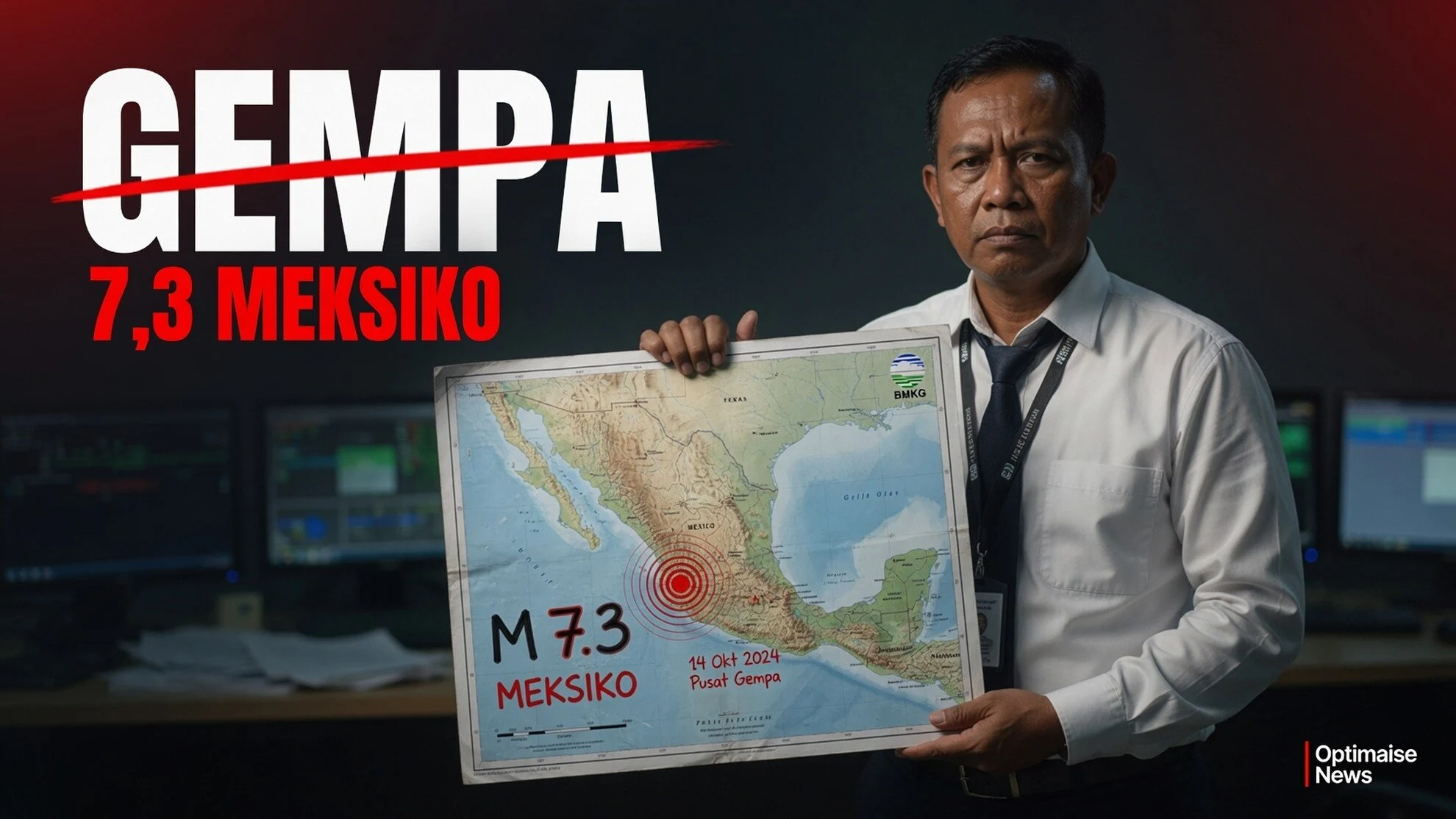BMKG: Gempa M 7,3 Meksiko Tak Berpotensi Tsunami di