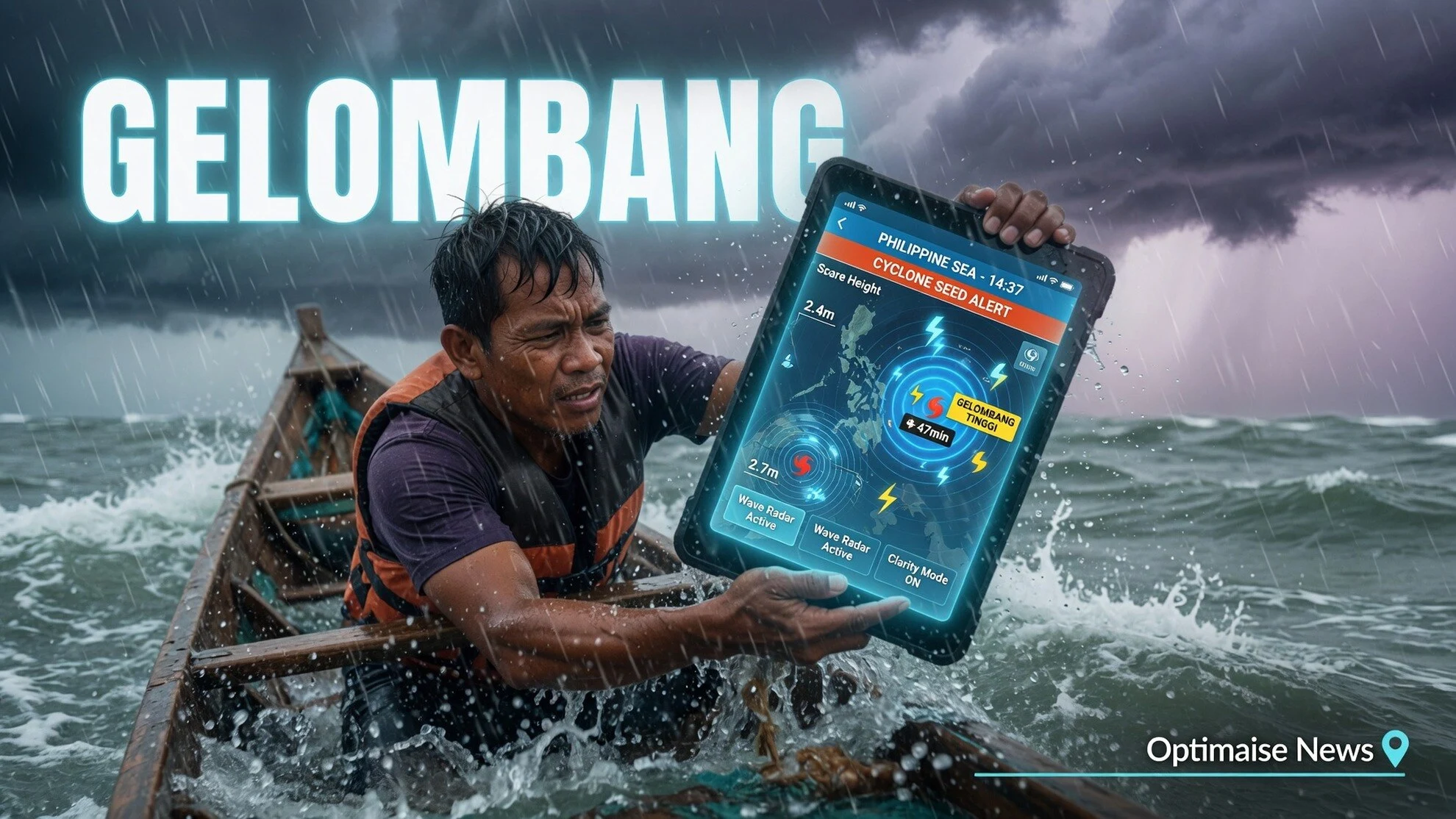BMKG Hari Ini Waspadai Bibit 92W Picu Gelombang 2,5 m