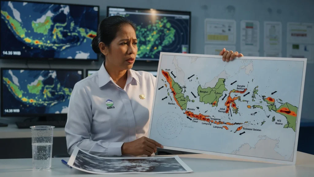 Sebaran 11 Wilayah Berpotensi Angin Kencang