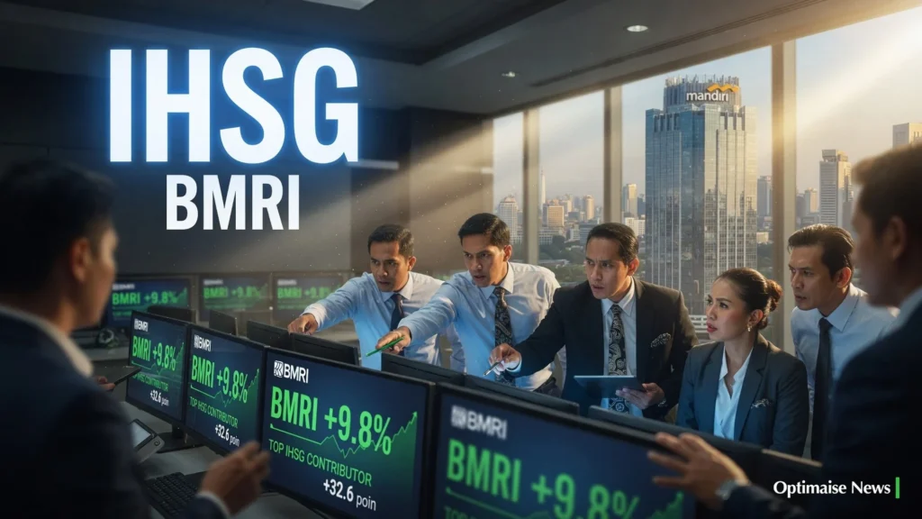 BMRI 32,6 Poin Pimpin 10 Emiten Penggerak IHSG