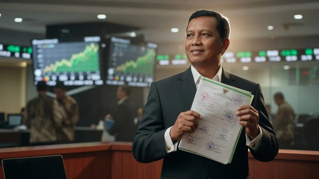 Pengalihan HMETD pemegang utama ke Bakrie Capital Indonesia
