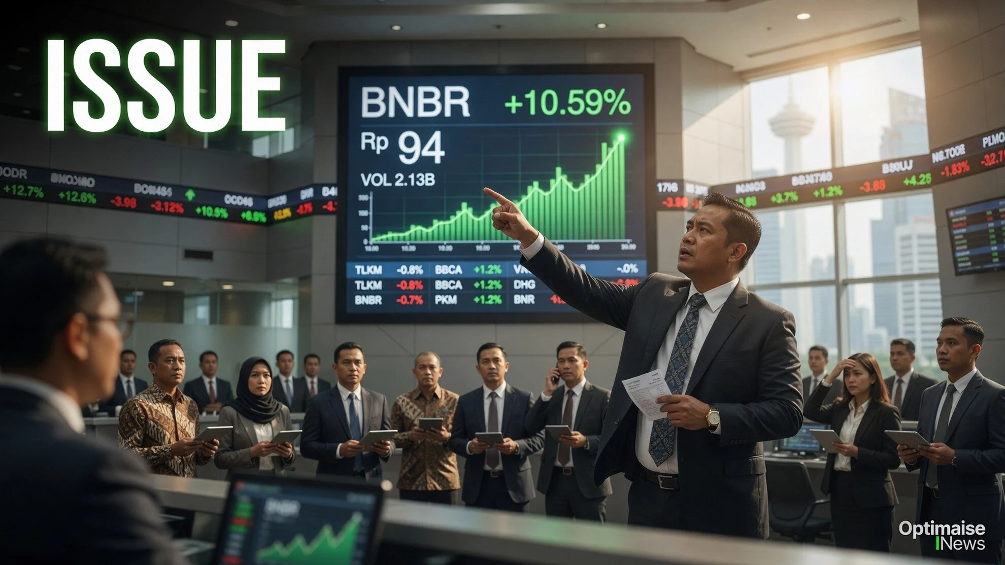 BNBR Lonjak 10,59% Dipicu Penataan Ulang Rights Issue