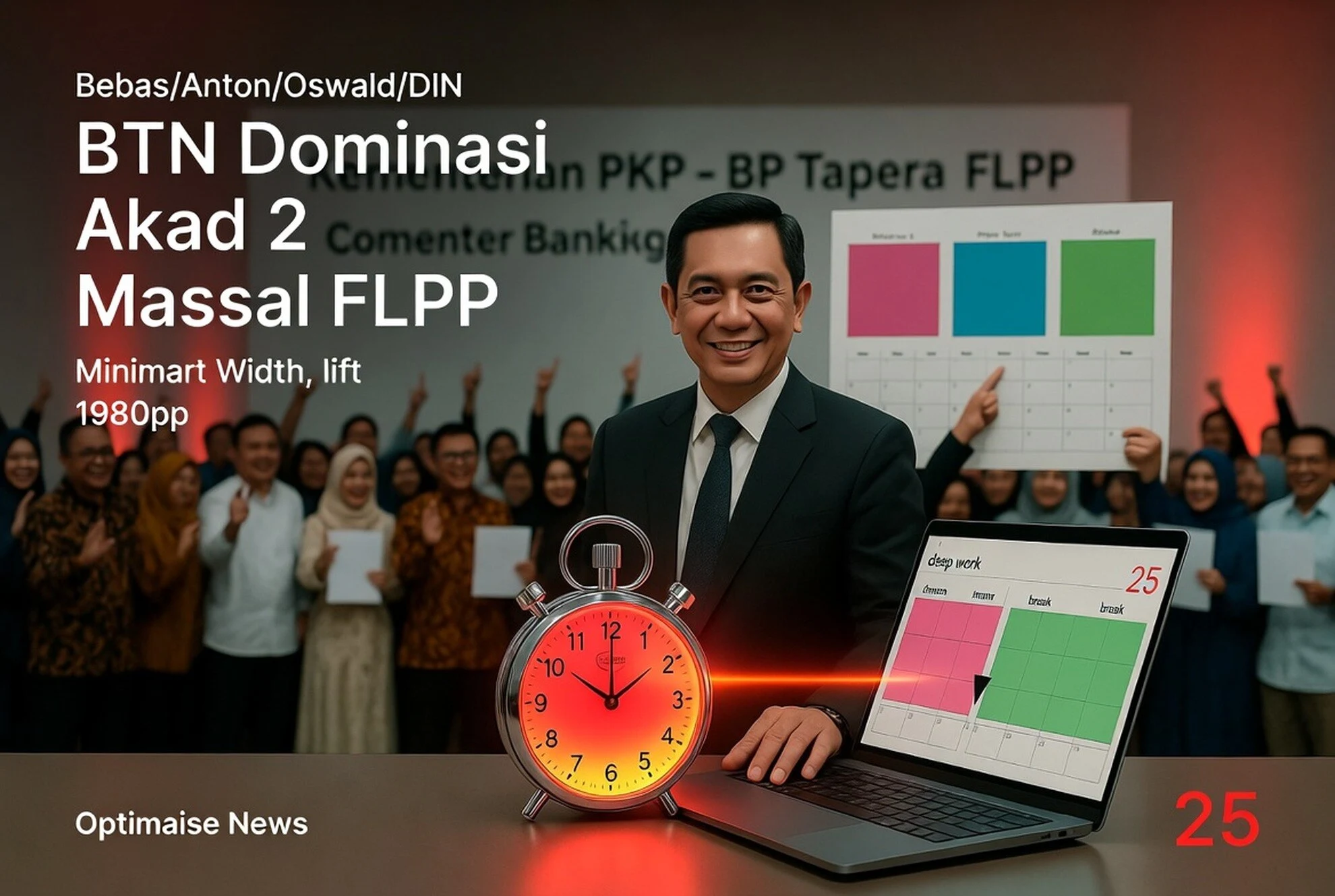 BTN Dominasi Akad Massal FLPP: 39.043 Debitur dari 62.710 Ikut Akad