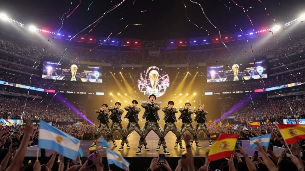 Madonna, Shakira, BTS, Justin Bieber, Burna Boy, Gustavo
