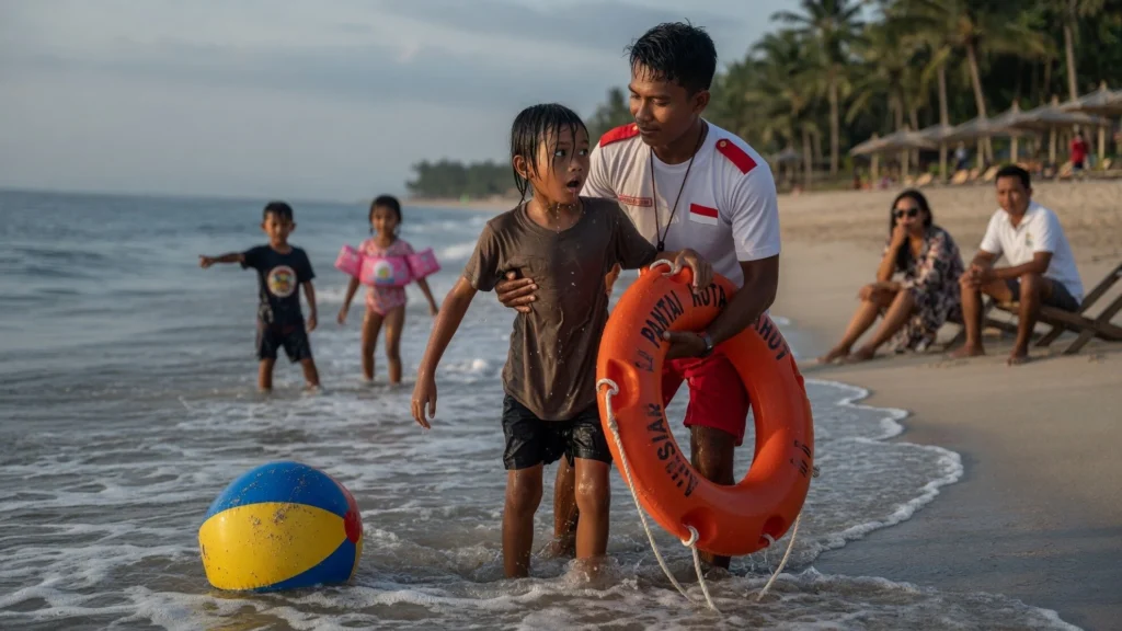 Penyelamatan mendadak: lifeguard lokal dan penolong yang tak sempat dikenali