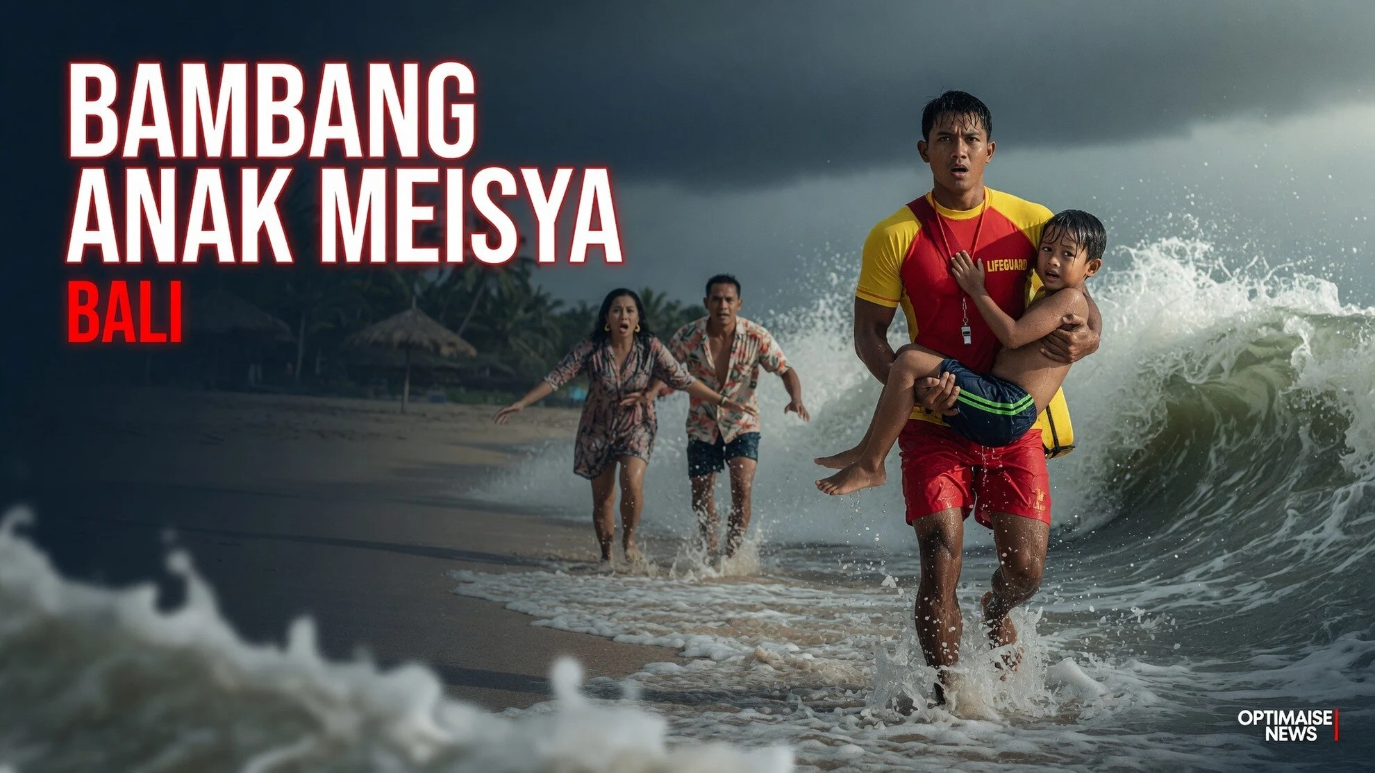 Bambang Anak Meisya Siregar Nyaris Terseret Ombak di Bali