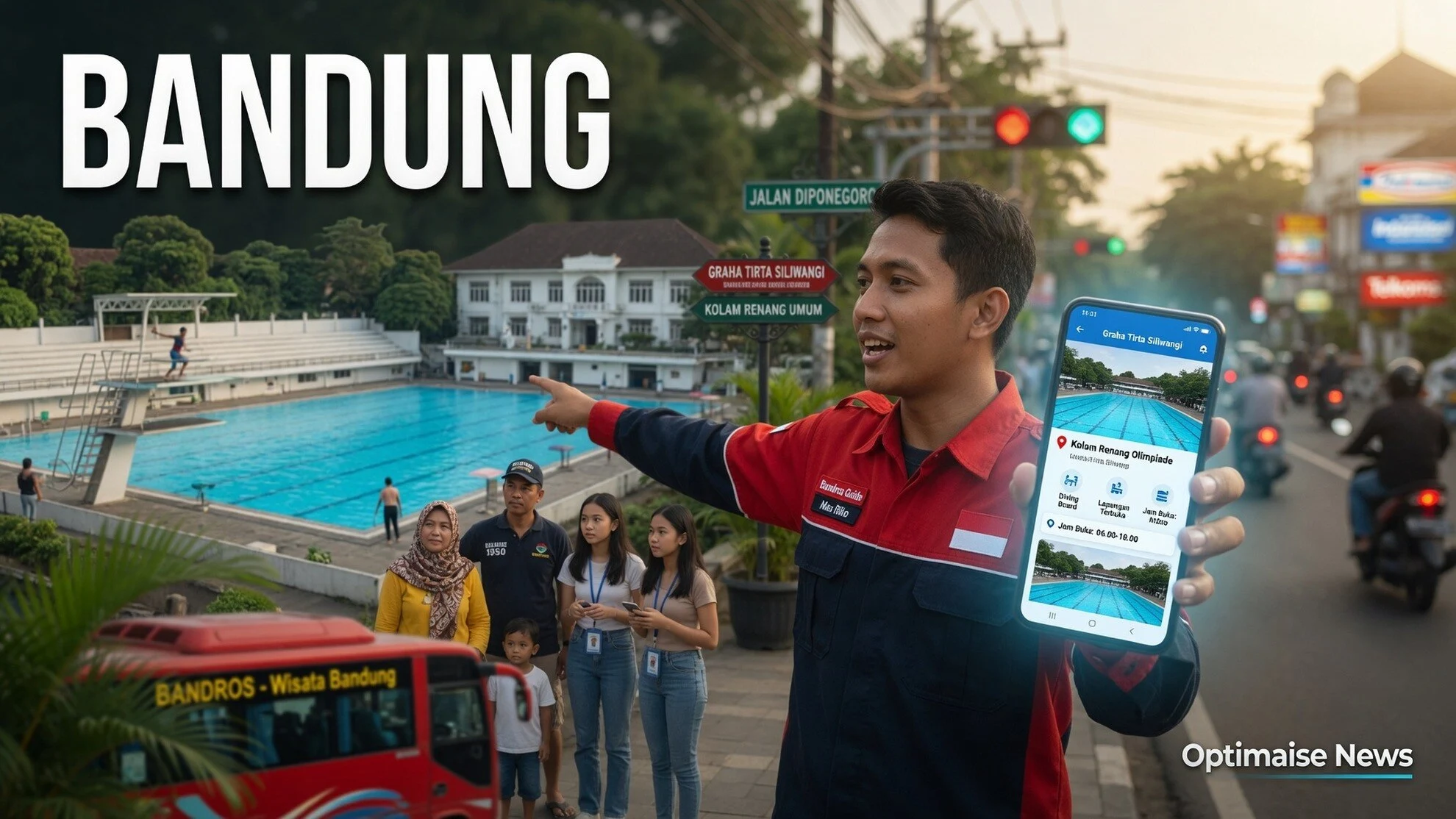 Bandros Paparkan Graha Tirta Siliwangi sebagai Saksi Hidup Bandung