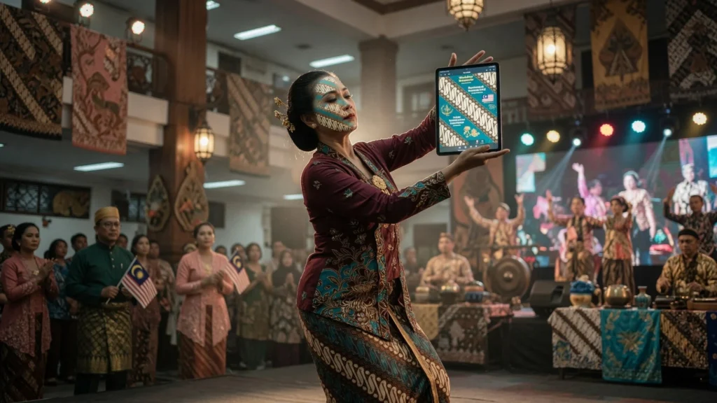 Tari Kolosal Ngabatik dan Ruang Pamer Karya