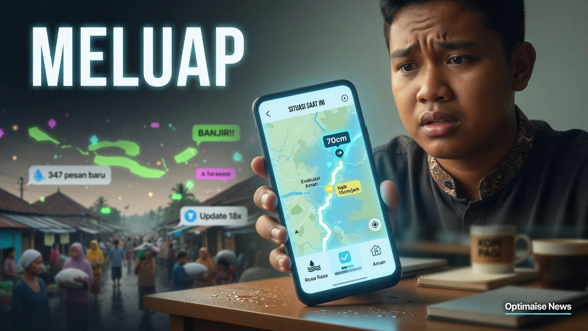 Banjir Agam: 450 Mengungsi usai Batang Tumayo Meluap