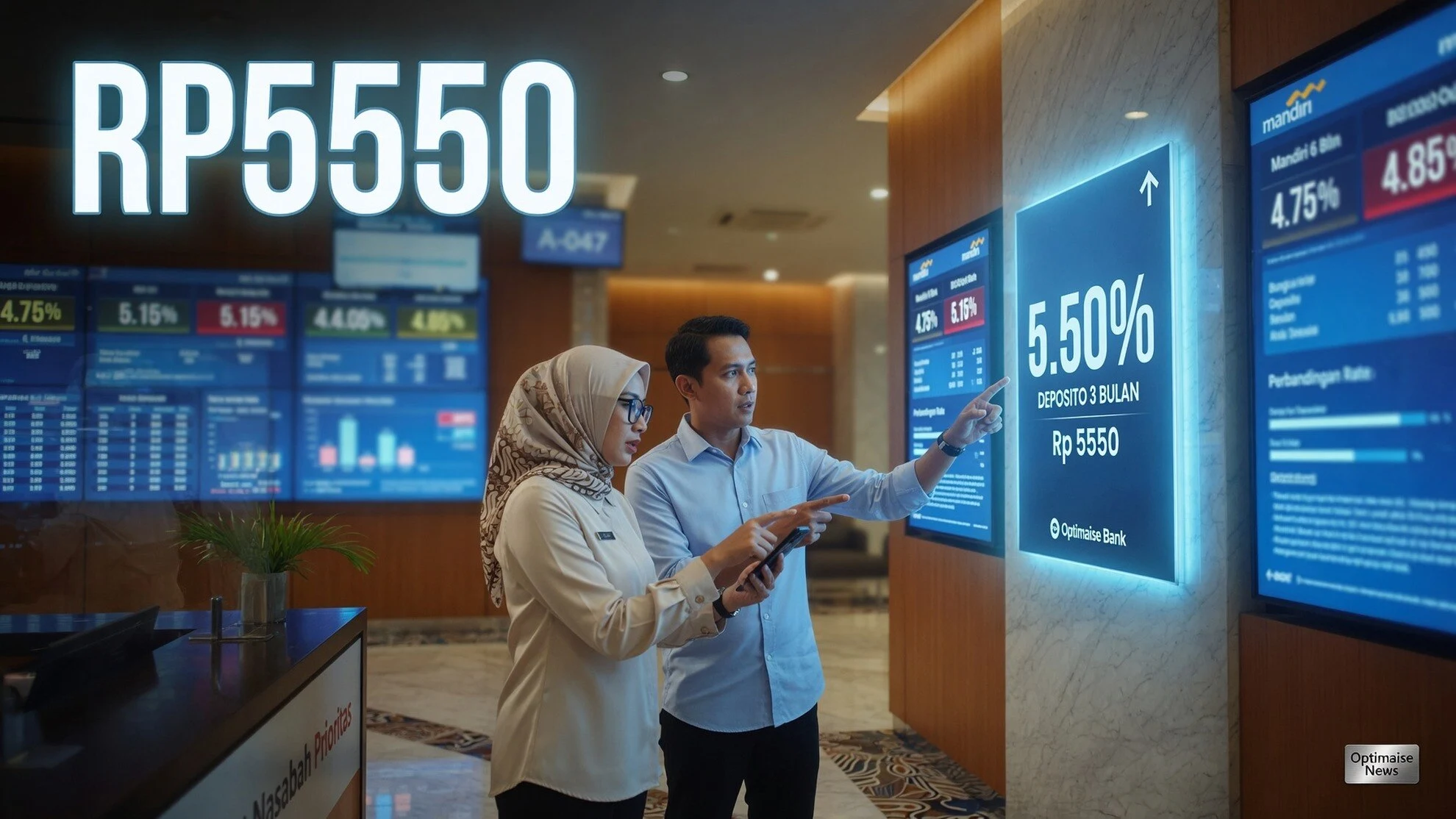 Bank Besar Kuasai & Perang Bunga Ancam Rp5.550
