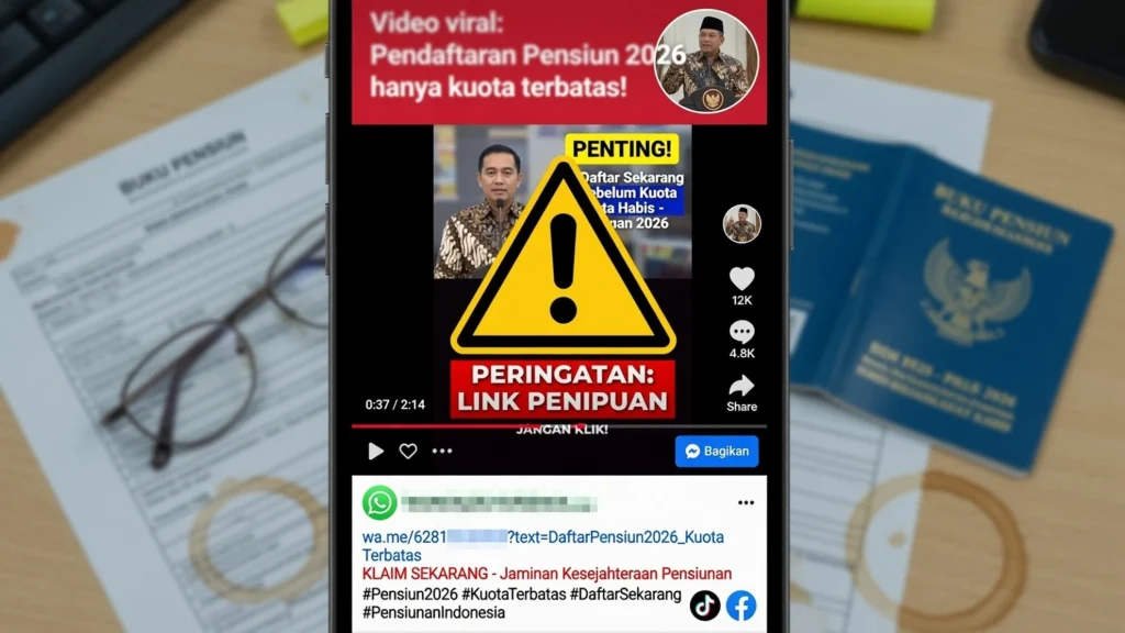Ciri narasi video yang mendorong klik tautan pendaftaran