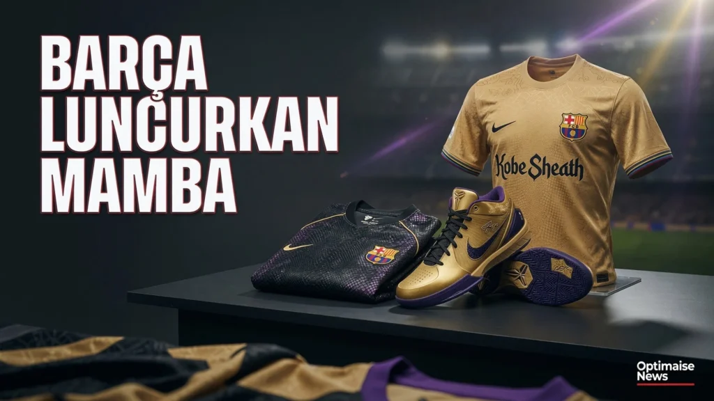 Barça Luncurkan Mamba Collection Emas, Nike 1,7 Miliar Euro