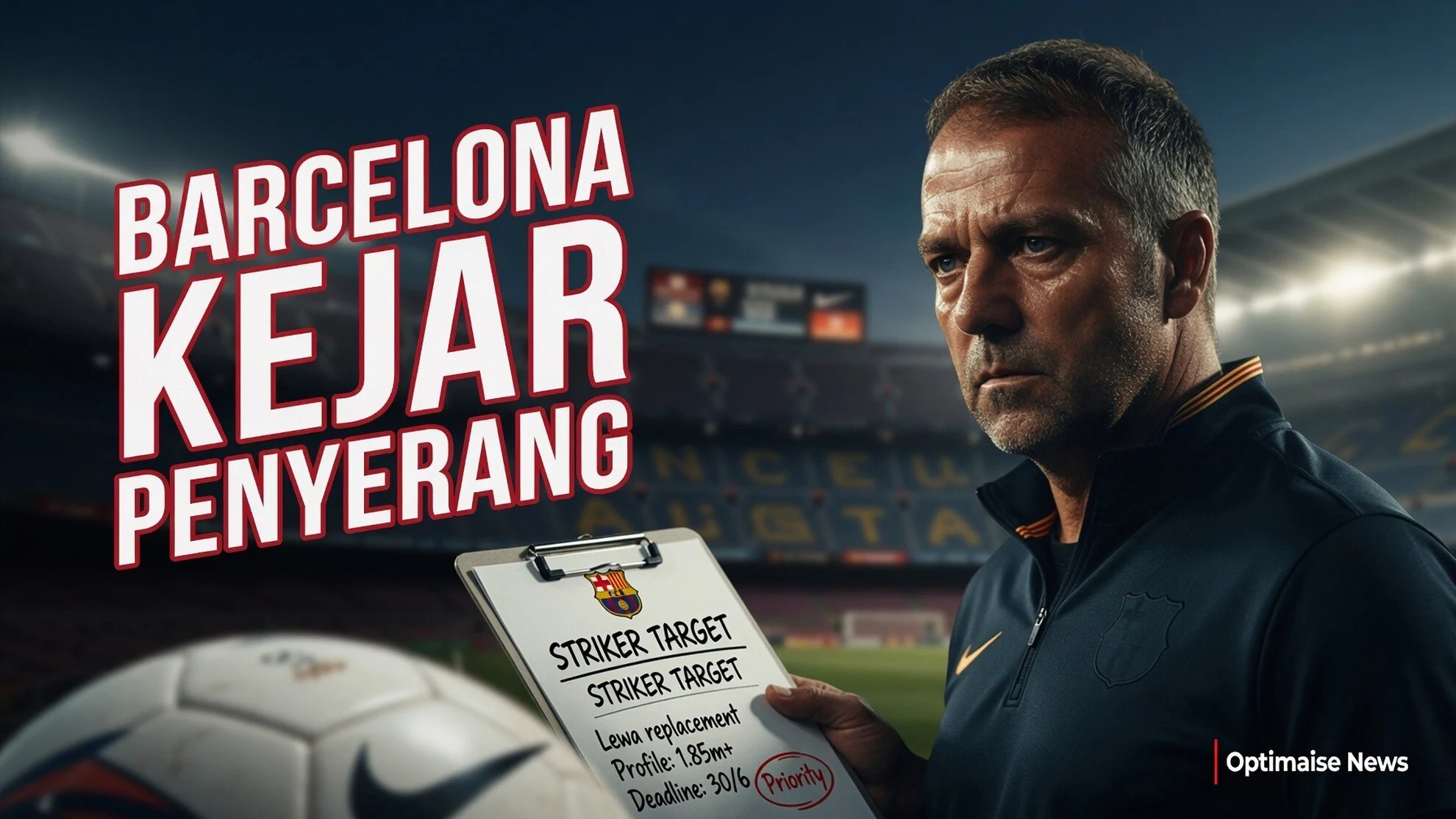 Barcelona Kejar Penyerang Kencang Melebihi Sepeda Listrik
