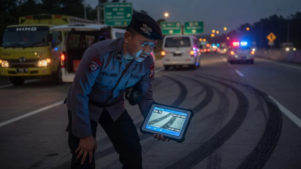 Mengapa Human Error Dinilai Murni: Jarak, Cahaya Minim, dan Keterangan Sopir