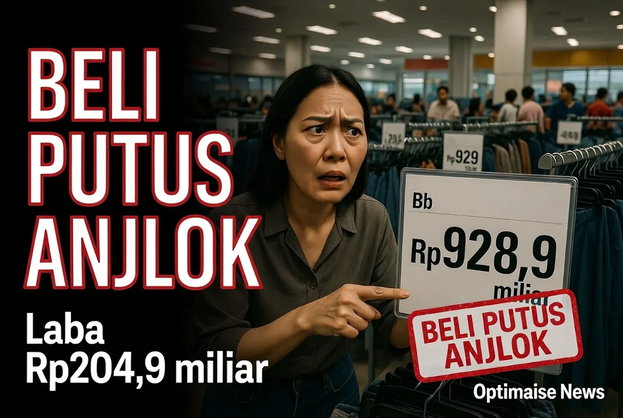 Beli Putus Anjlok & Laba Ramayana Turun Rp204,9 Miliar